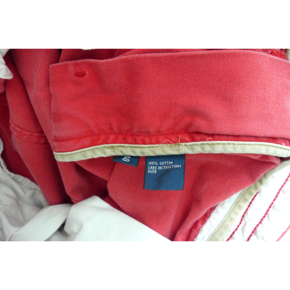 Polo Ralph Lauren Cargo Shorts Men’s Size 40 Salmon Orange Street Y2K Preppy - Picture 3 of 7